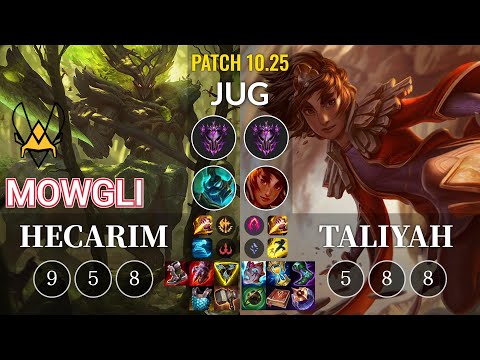 VIT Mowgli Hecarim vs Taliyah Jungle - KR Patch 10.25