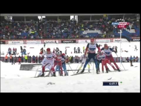 Cross Country Skiing Team Sprint Free Ladies & Men Finals World Cup Otepaa 18.01.2015