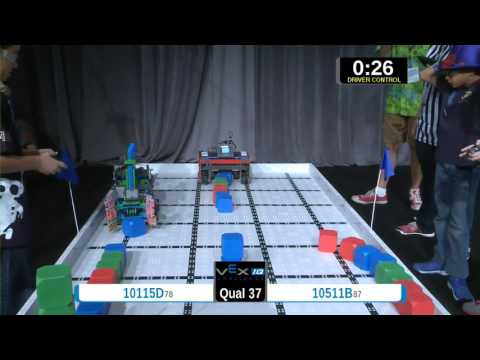 2015 VEXIQ Elem Q37 -  (10115D 10511B) 90 - VEX-IQ Elementary School-VEX Worlds 2015