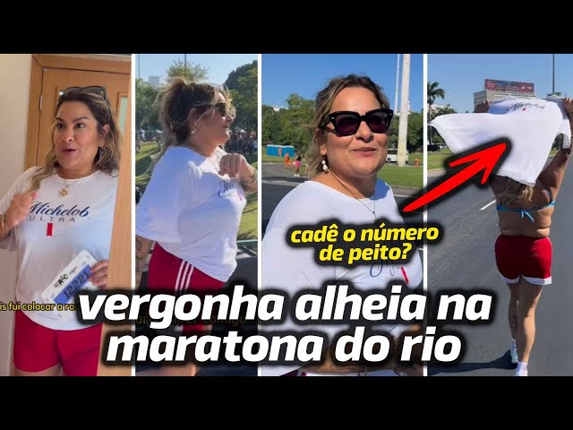 E a INFLUENCER que FEZ de CONTA que CORREU a MARATONA do RIO?
