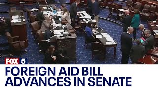 Foreign aid bill advances in Senate