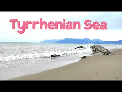 O que é o Mar Tirreno?! || Mar Mediterrâneo🌊 || Sons altos de água e vento💨