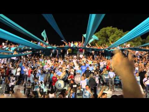 "HINCHADA DE BELGRANO CONTRA UNION...ALENTANDO SIEMPRE" Barra: Los Piratas Celestes de Alberdi &bull; Club: Belgrano