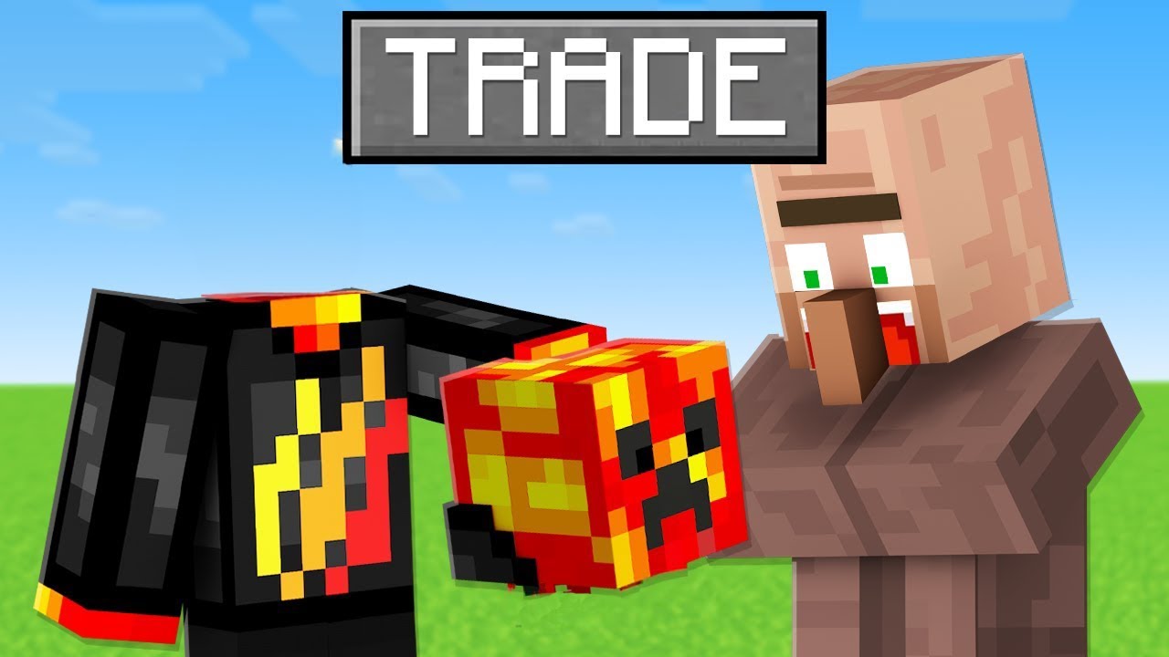 Minecraft but You Can TRADE Anything!