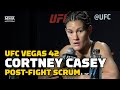 Cortney Casey On Liana Jojua Weight Miss: ‘She Was Thanksgiving Dinner Big’ | UFC Vegas 42