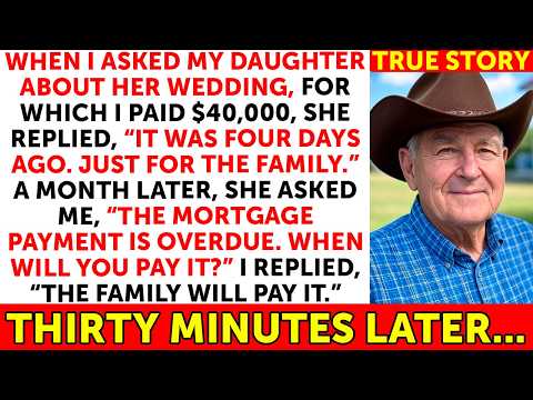 When I Asked My Daughter About The Wedding, She Said, “It Was Four Days Ago. Just For The Family...”