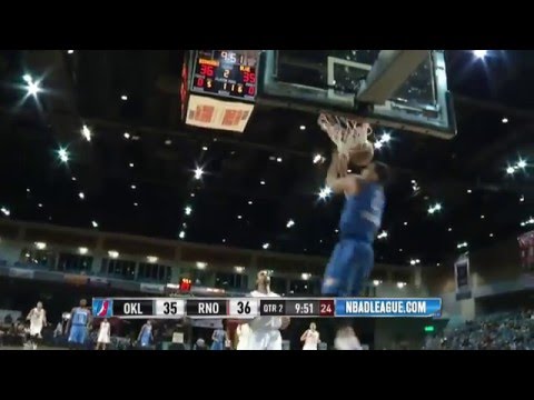 Mustapha Farrakhan with the Double-Clutch Slam