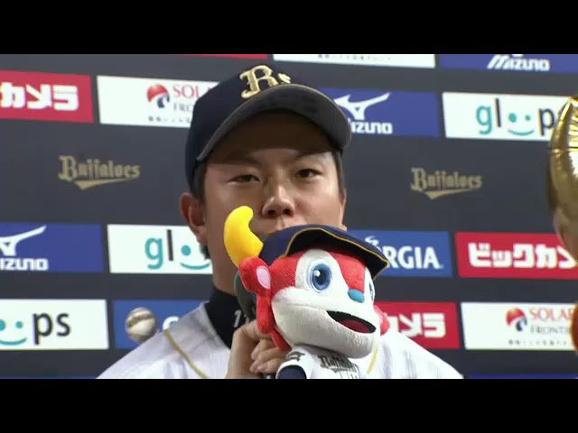 バファローズ・松葉貴大投手ヒーローインタビュー 8月27日 オリックス・バファローズ 対 東北楽天ゴールデンイーグルス