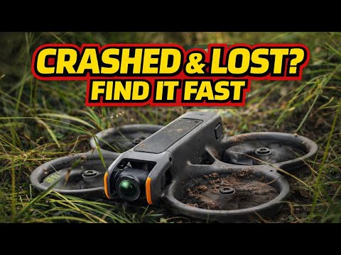 Crashed Your DJI Avata 2? 5 Ways to Find a Lost Drone What Actually Works! #shaunthedrone