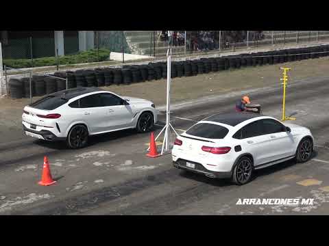 BMW X6 M50i vs GLC 43 AMG | Arrancones