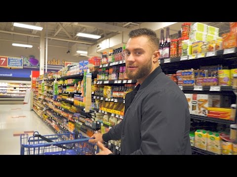 Bodybuilding on a Budget: Grocery Shopping on the Road With Chris Bumstead