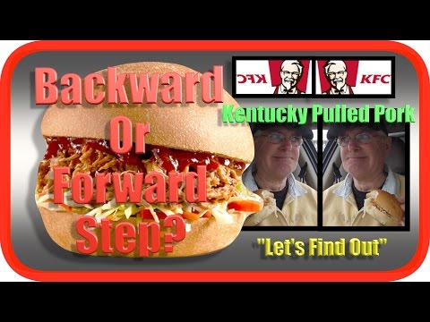 KFC Kentucky BBQ Pulled Pork Burger | Taste Test