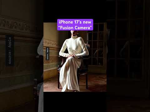 Video Thumbnail: The new iPhone 17 camera is what Apple is calling "Fusion Camera"
