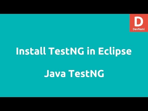 Install TestNG in Eclipse