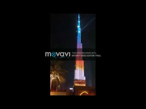 Light up 2018 Burj khalifa Downtown Dubai