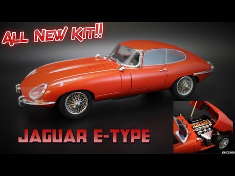 Jaguar E Type XKE Coupe 1/24 Scale Model Kit Build Painting How To Revell Germany 07668 ALL NEW