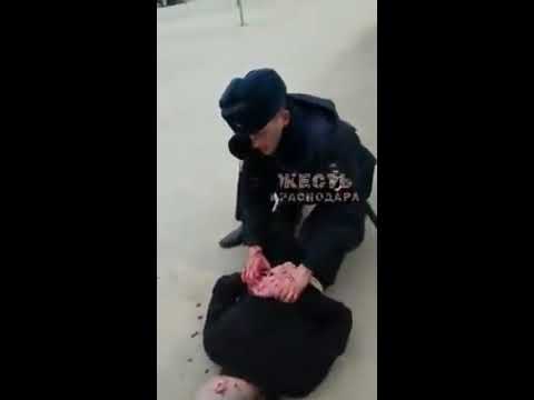 Нападение на полицейского в закрытом городке строителей Крымского моста