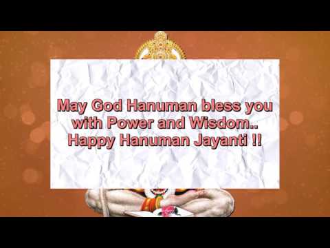 Hanuman Jayanti greetings for your friends and family l Video Greeting Card