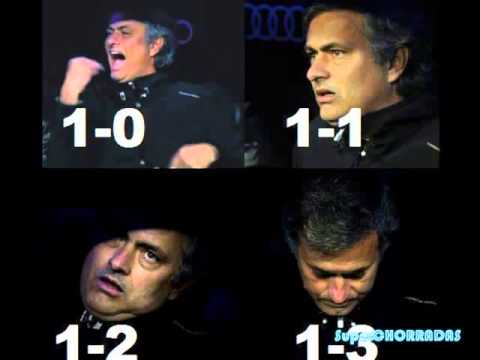 Mourinho   Real Madrid Vs Barcelona 1 3 All Goals Highlights   Mou