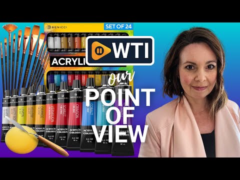 Complete Acrylic Paint Set - WTI product video review