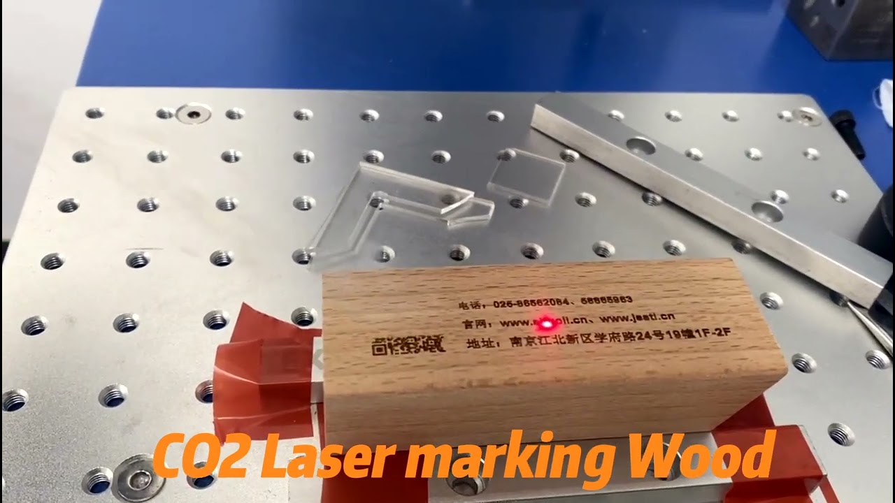 Speedy Laser CO2 Galvo 30W Laser marking wood gift