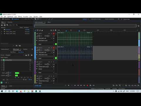 Adobe Audition: how to synchronize tracks & solve delay issue