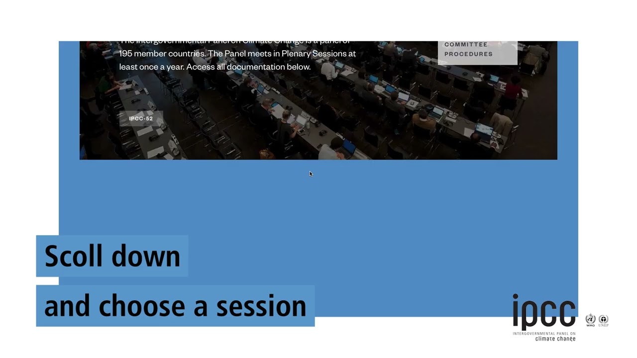 Lookingfor Documentation IPCCSessions
