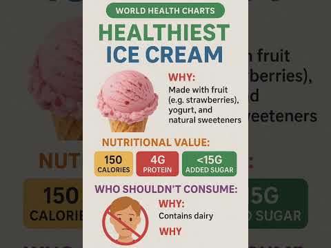 TRY MAKING  WORLD'S  HEALTHIEST  ICE-CREAM, IT'S  EASY#t14studio#WORLD HEALTH CHART#