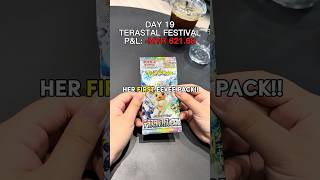 POV: Watching my GF open her FIRST EEVEE packs 💕 #pokemon #eevee #pokemoncards #pokemontcg #couple