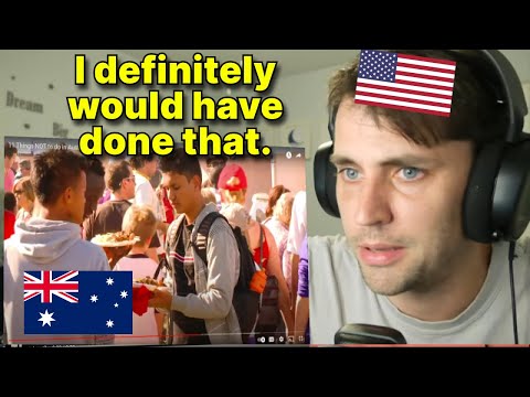 American reacts to What NOT to do in Australia