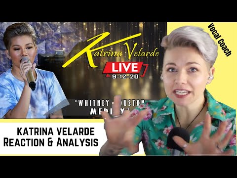 Katrina Velarde Whitney Houston Medley New Zealand Vocal Coach Analysis and Reaction