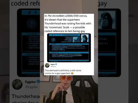 In The Incredibles (2004) DVD extras, it's shown that the superhero Thunderhead was raising five