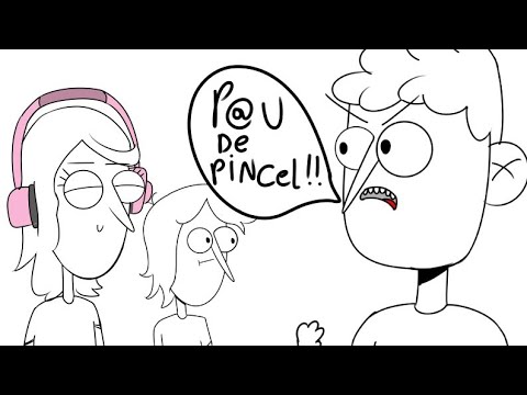 Dilera e Jess (gringa do tourette) animados