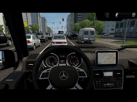 City Car Driving - Mercedes Benz G65 AMG W464 [Steering Wheel Gameplay]