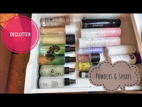 Powder & Spray Declutter | October 2019 {29% Gone!}