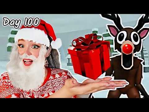I Tried To Become *SANTA* In 99 NIGHTS IN THE FOREST For 24 hours...🎅 (Fail)