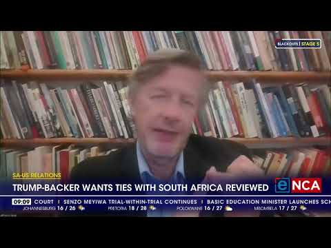 SA US relations Trump backer wants ties with SA reviewed