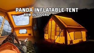 Real Test of The Panda Inflatable Tent ⛺ | Silent Setup in Nature