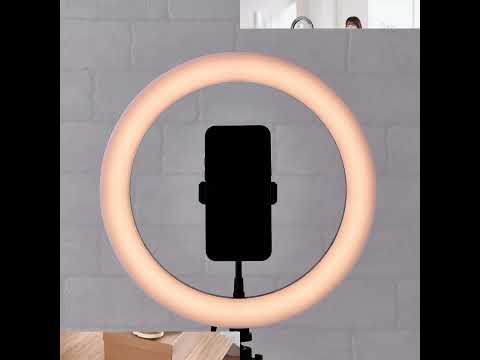 LED リングライト 直径30cm 三脚 スタンド 74～183cm 10段階調光