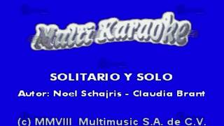 MULTIKARAOKE - Solitario Y Solo