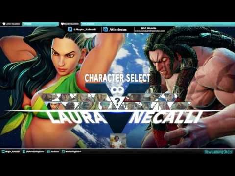 Street fighter V Practice session 1/12/2016