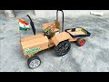 I Make CARD Board Tractor Trolley How To Make Mini Tractor Trolley Use Card Board