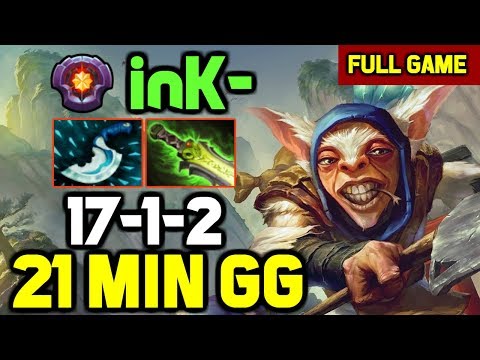inK- MASTER TIER Meepo Non-stop Kills FAST GAME in Ranked
