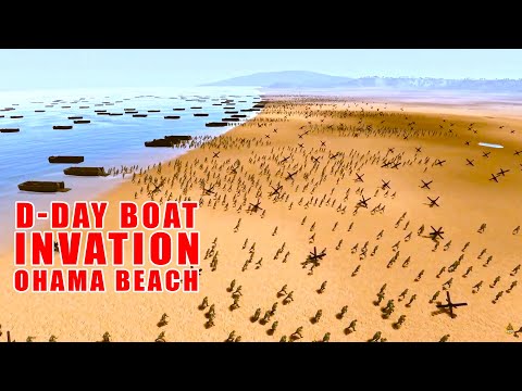 WW2 US Infantry Invade Omaha Beach  Zombie Territory - Ultimate Epic Battle Simulator 2