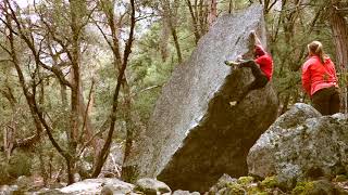 Video thumbnail: The James Lucas Memorial Arête Problem, V3. Yosemite Valley