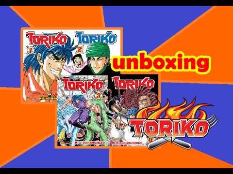 Mangá - Toriko: Volume 1, 2, 3 e 4 - UNBOXING