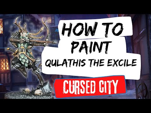 How to paint .Cursed city .Qulathis the excile .  (NOT CONTRAST)