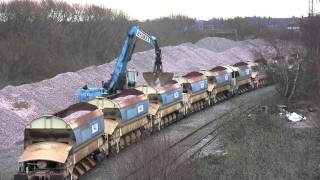 preview picture of video '66's on 6R03 at Stechford and 6W01 at Bescot, 08/01/12.'