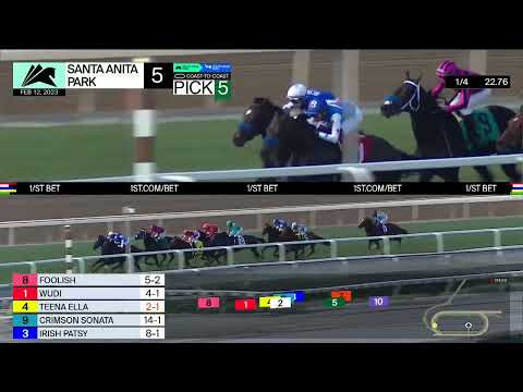 Santa Anita Park Carrera 5 - 12 de Febrero 2023