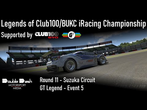 2021 Legends of Club100 / BUKC iRacing Championship - Round 11 - Suzuka Circuit
